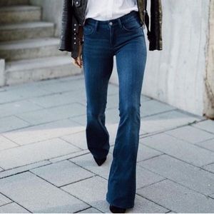 Paige Robertson Dark Wash Flare Bootcut Jeans | Size 26